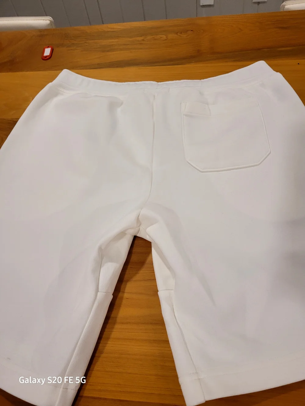 Ralph Lauren White Shorts with Blue & Gold Label